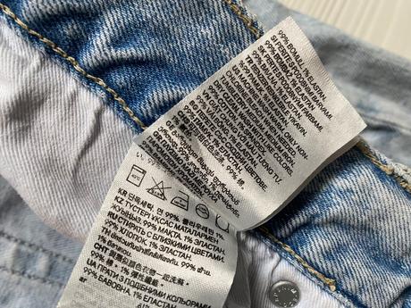 H&m - bledé džínsy, h&m,32