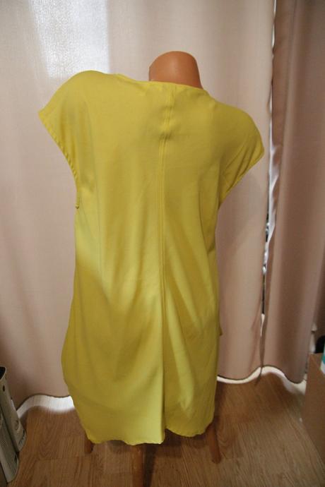 Predĺžený žltý top xl, xl