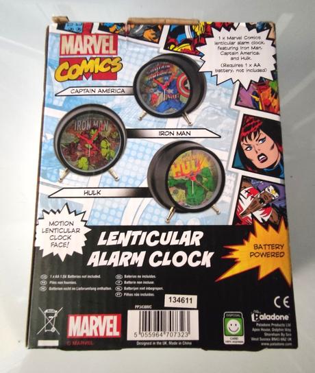 Marvel comics budík paladone meniaci sa obrázok,