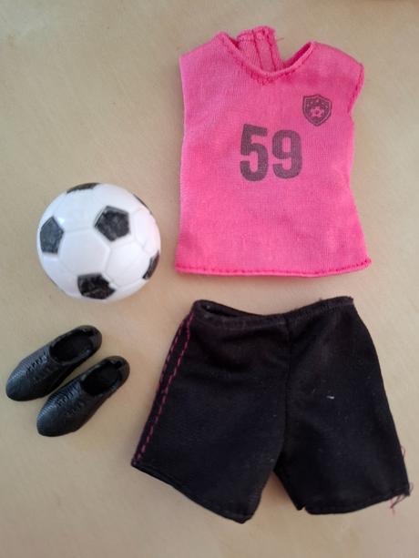 Barbie doplnky - futbalistka, 