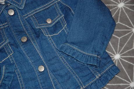 Riflová mäkká bundička, gymboree,92