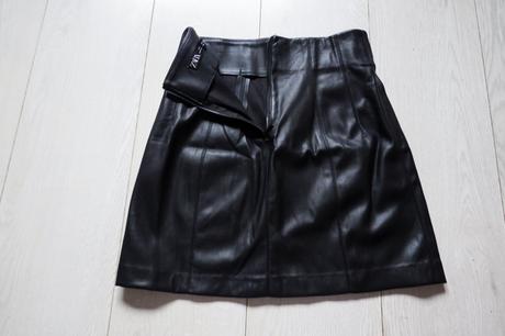 Koženková sukňa zara, zara,s