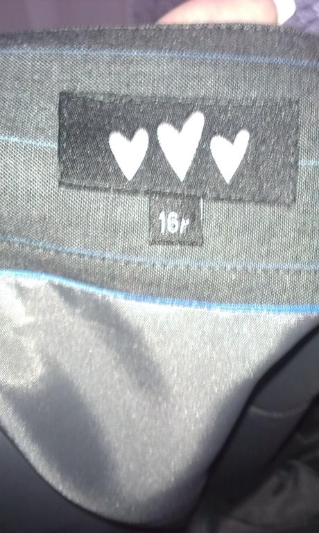 Sukna m&s s asymetrickymi pasikmi, marks & spencer,44