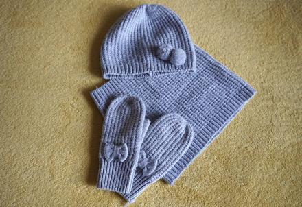 Trblietavá pletená súprava, h&m,110