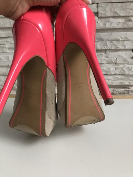 Bežovo ružové lodičky bershka, bershka,37