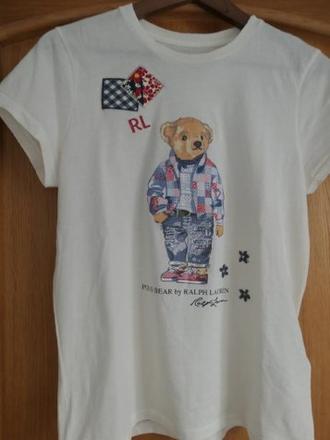 Ralph lauren bear luxusne ikonicke damske tricko, ralph lauren,s