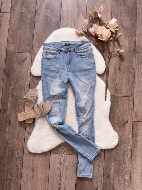 Bledomodré jeansy, reserved,s