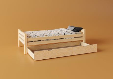 Drevená detská posteľ,16 veľkostí, šírka (cm): 80,dĺžka (cm): 200