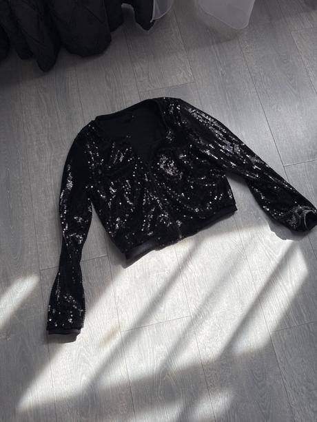 Flitrovana bunda, h&m,m