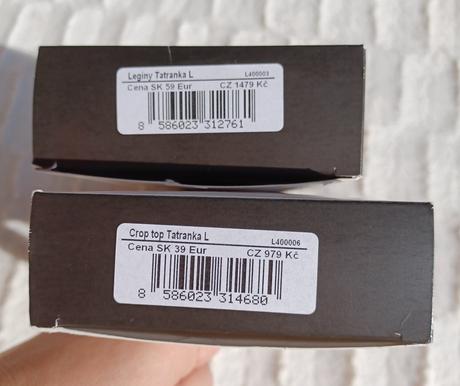 Športová súprava fusakle crop top+legíny veľ.l, l