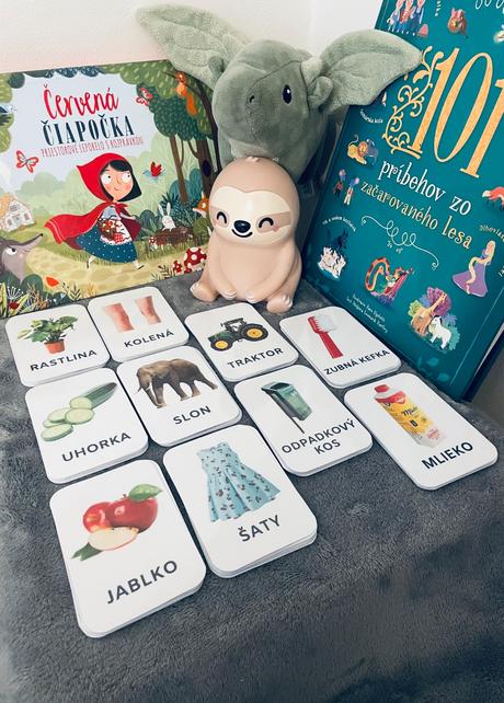 Veľká sada montessori komunikačné kartičky,