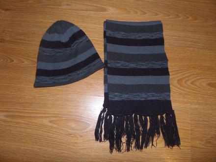 Súprava čiapka + šál, 128