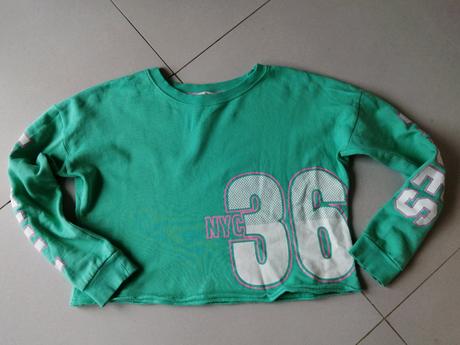 Dievčenská crop top mikina h&m, h&m,170