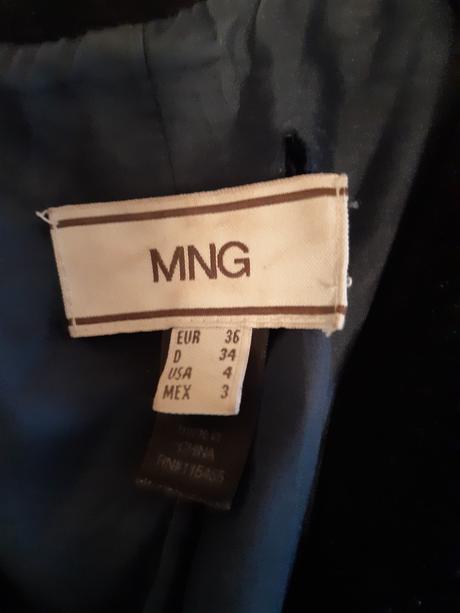 Sametove  sako, mango,s