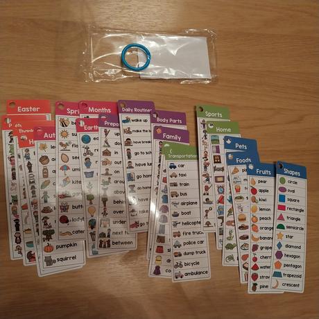 "slovnicek" - sada 20 obojstrannych karticiek v aj, 