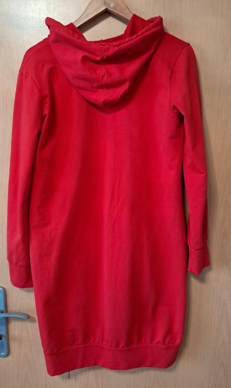 Cervena dlha mikina s, s