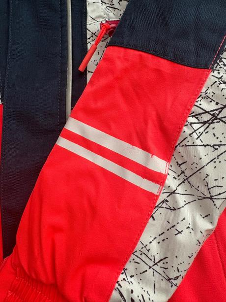 Lyžiarska bunda+otepľovačky, alpine pro,128