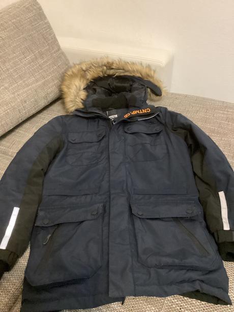 Pekna pánska bunda s reflexnými prvkami, s