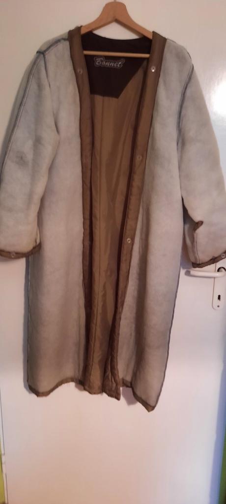 Kabát dlhý,  kapuca odpínateľná - vel. 44, 44