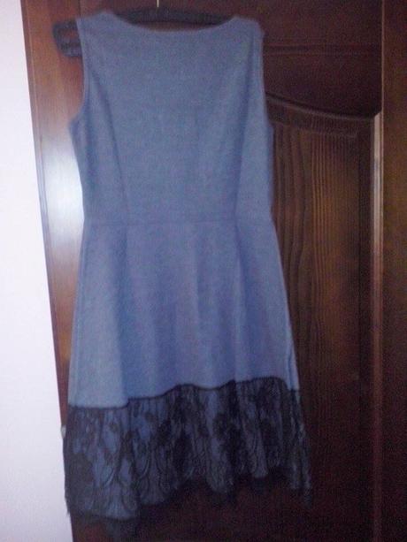 Šedo-čierne šaty, bonprix,38