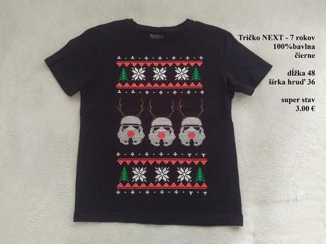 Vianočné tričko next, next,122
