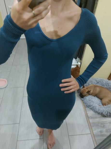 Svetríkové šaty, s