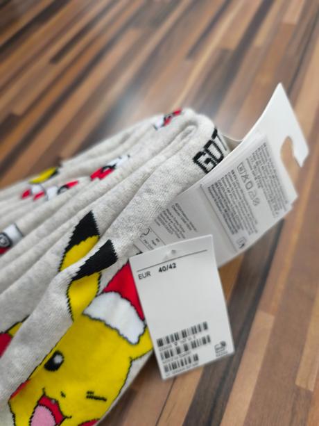 Pokémon ponožky 3 páry 40/42, h&m,40