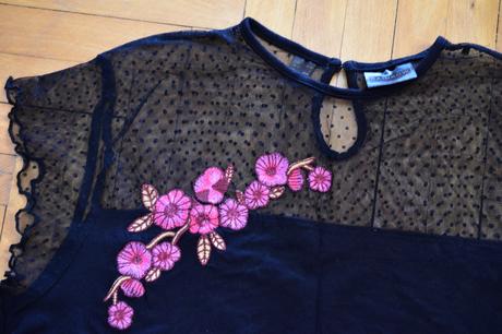 Dámske elegantné tričko s krajkou, bonprix,xl