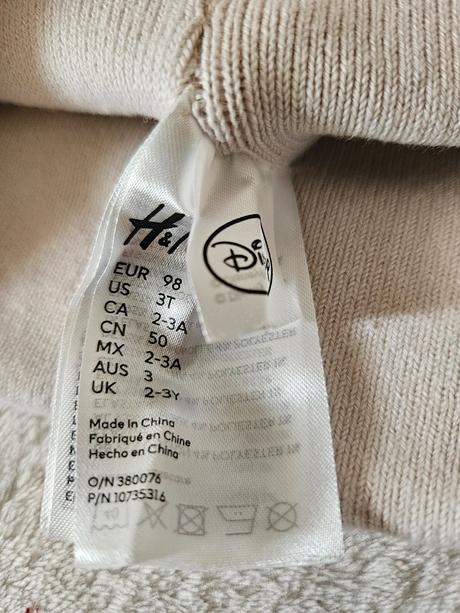 Disney čiapka s uškami h&m 98, h&m,98