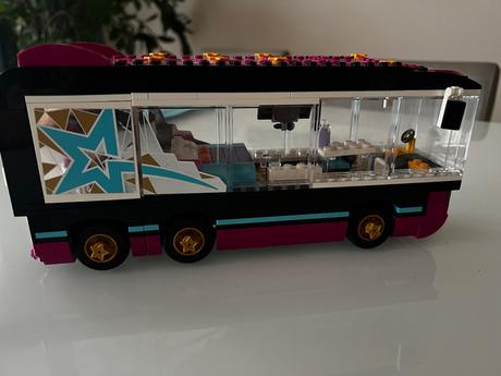 Lego friends  koncertný automobil hviezdy pop, 