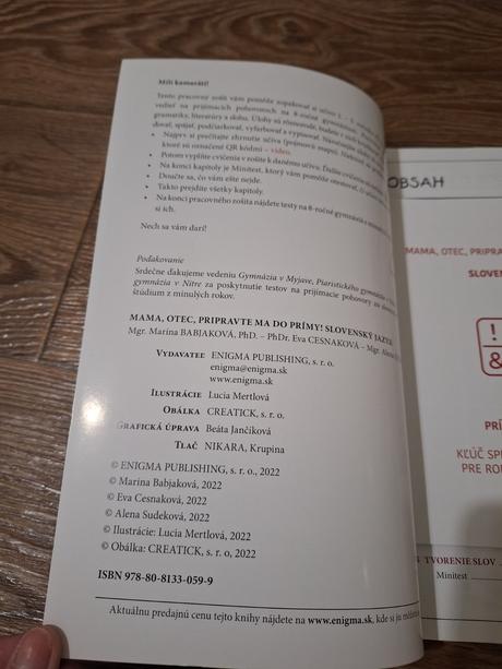 Testy - príprava na 8-ročné gymnázium, 