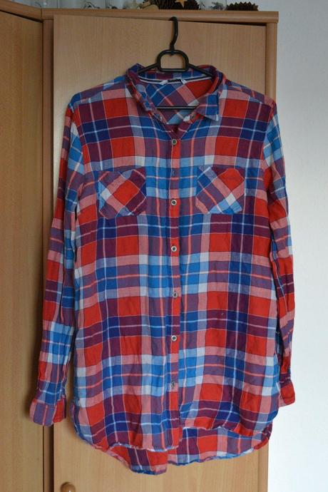 Károvaná dámska flanelová košeľa, tally weijl,l