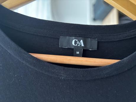 Čierne tričko, c&a,m