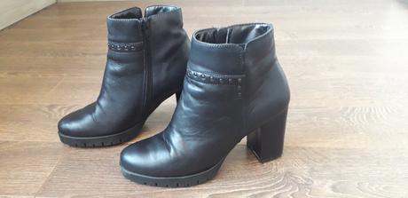 Kožené čižmy v.36-arianna s poštou., 36