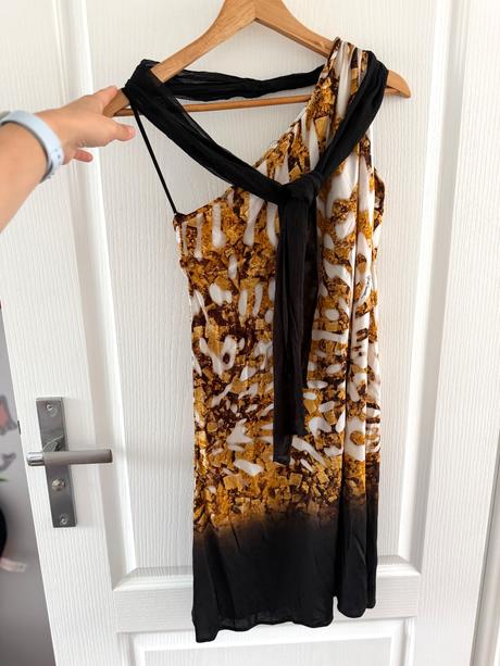 Originálne jednoramenné šaty just cavalli it 40, m