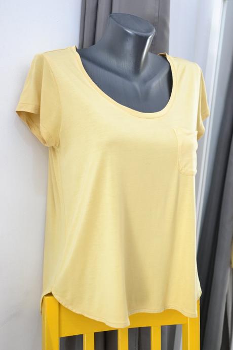 Žlté tričko m, h&m,m