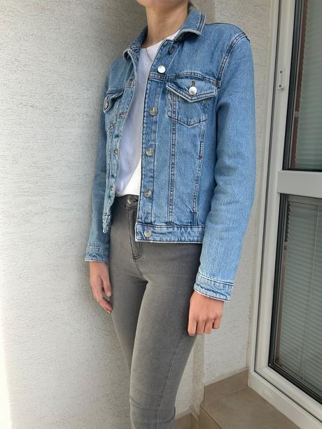 Rifľová bunda, c&a,m