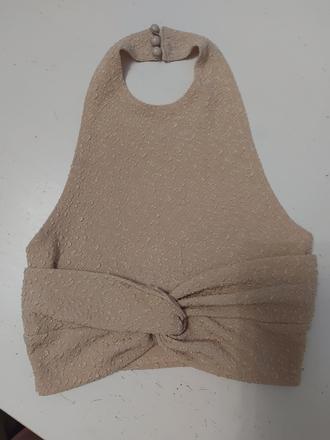 Crop top, holý chrbát, xs