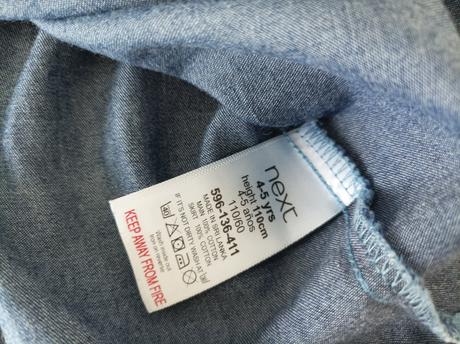 Šaty + mikina, next,110