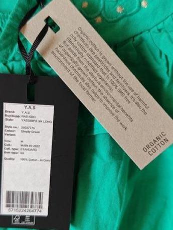 Yas biobavlna luxusne vysivane maxisaty nove m/l, l / m
