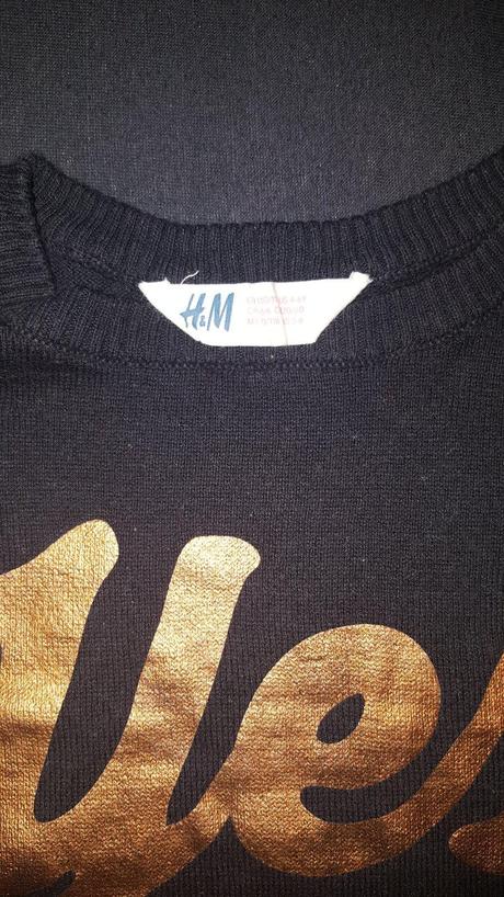 Cierny svetrik, h&m,116