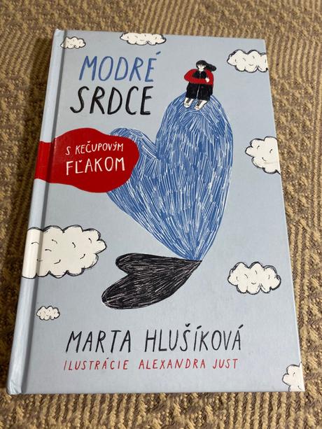 Modré srdce s kečupovým fľakom marta hlušíková,