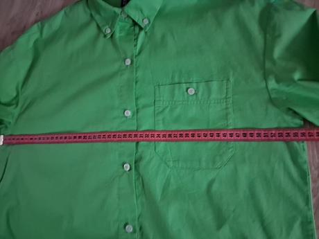 Zelená oversize košeľa, h&m