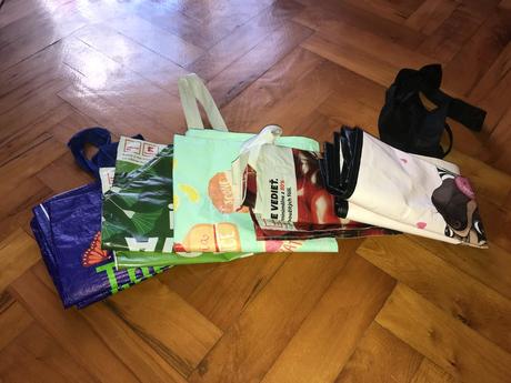 Veľké nákupné tašky - shopper - 5 ks,