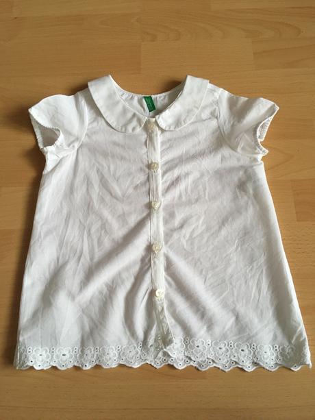 Biela bluzka benetton, benetton,104