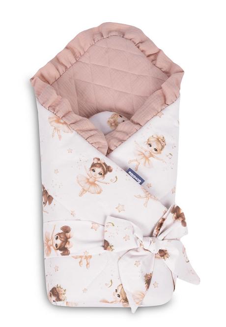 Sensillo mušelinová zavinovačka ružové baletky 75x, 