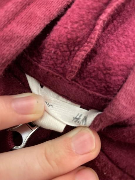 Bordová mikina, h&m,122