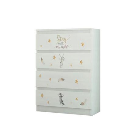 Babyboo detská izba lulu dvojposteľ biela sweet dr, 