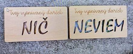 Obálka na peniaze - neviem, nič,