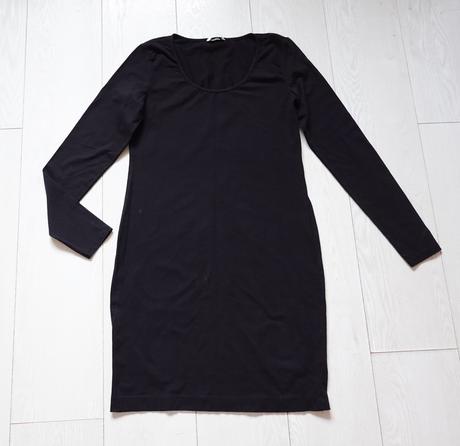 Šaty h&m basic, h&m,l